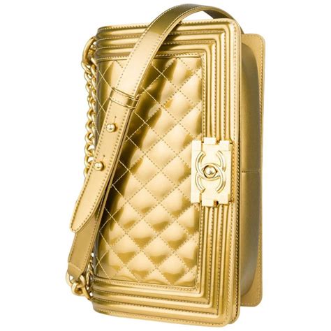 chanel boy gold|Chanel boy bag gold chain.